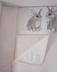 Cповивальний матрац для новонароджених 70х50 см Baby Veres Summer Bunny pink NEW
